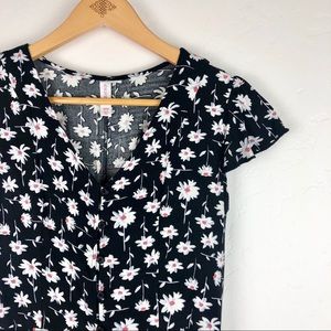 Daisies Buttoned Day Dress